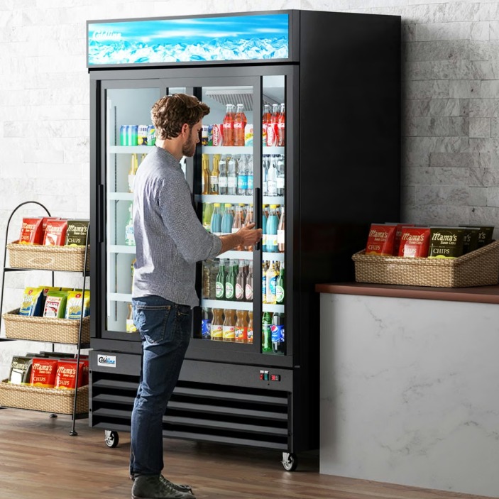 How To Clean a Glass Door Refrigerator Properly