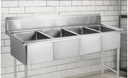 LJ Mfg 4 Compartment Sinks
