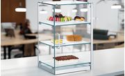 Custom Glass Countertop Bakery Cases Dry Glass