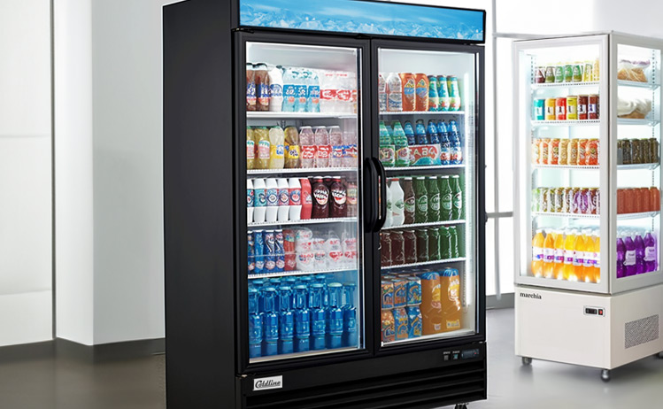 Glass Door Refrigerator Units & Commercial Merchandising Coolers