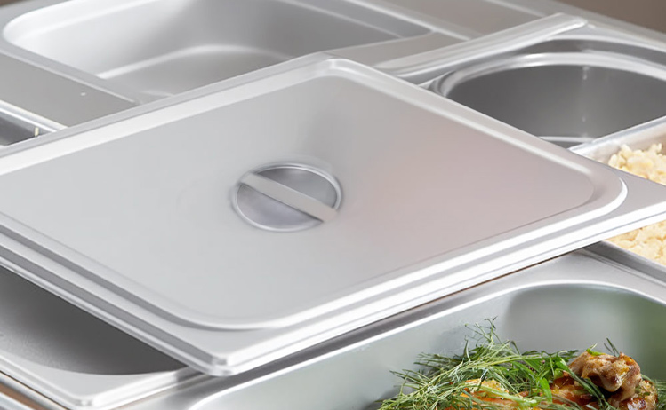 Stainless Food Pan Lids, Covers