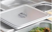 Thunder Group Stainless Food Pan Lids, Covers