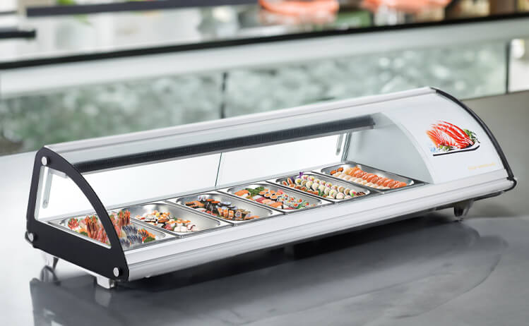 Fish and Sushi Display Cases