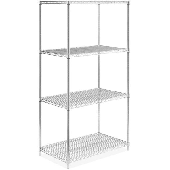 24151 for sale online KuKoo Set of 2 Commercial Stainless Steel Shelves 