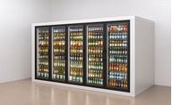 Walk-In Coolers with Glass Doors