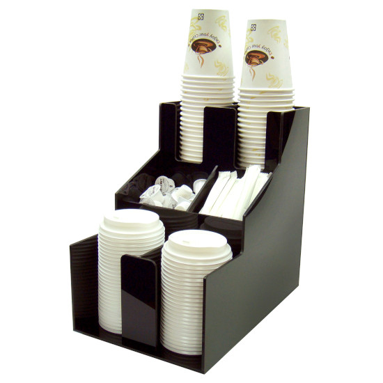 Cup Dispensers and Lid Organizers