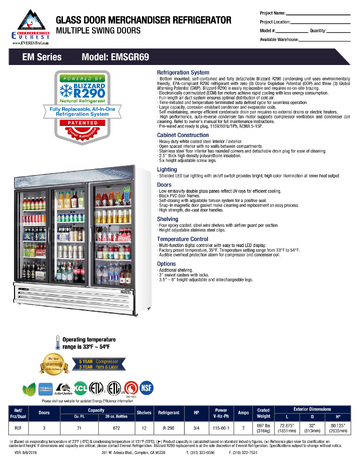 Spec Sheet