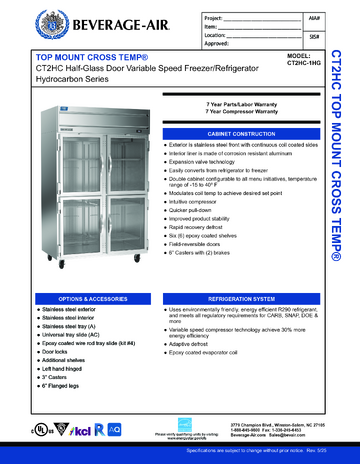 Spec Sheet