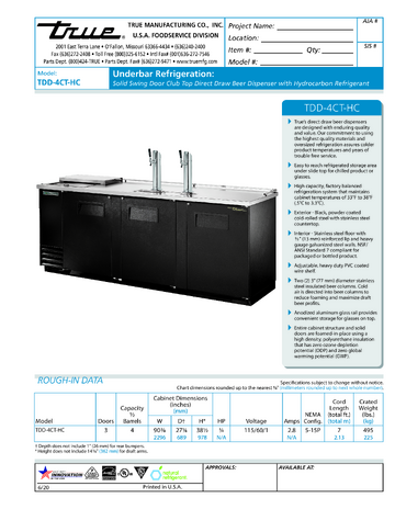 Spec Sheet