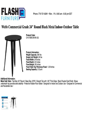 Spec Sheet