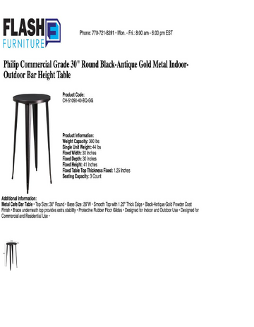 Spec Sheet
