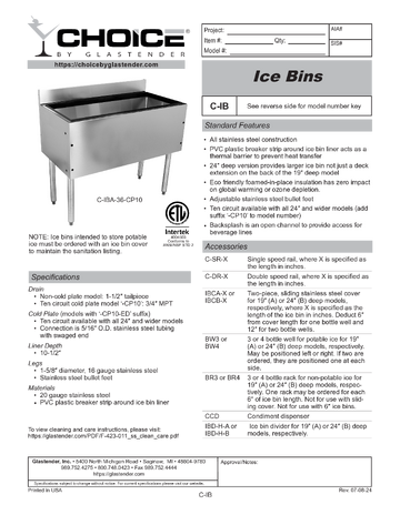 Spec Sheet