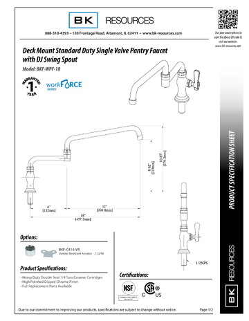 Spec Sheet