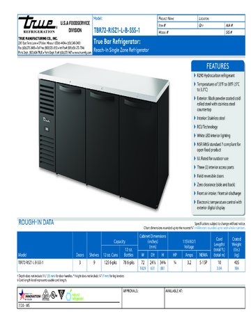 Spec Sheet