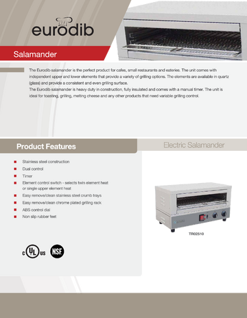 Spec Sheet