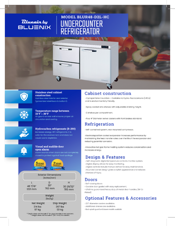 Spec Sheet