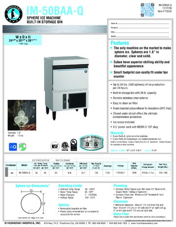 Spec Sheet