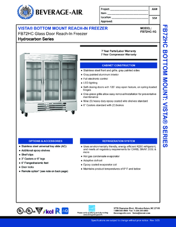 Spec Sheet