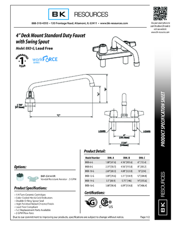 Spec Sheet