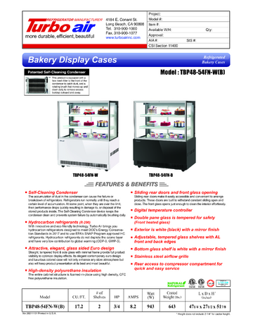 Spec Sheet