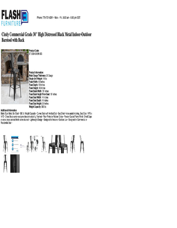 Spec Sheet