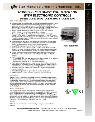 Spec Sheet