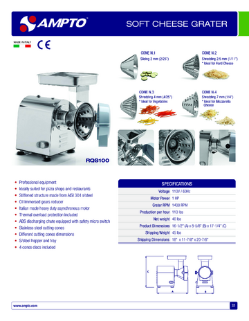 Spec Sheet