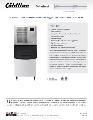 Spec Sheet