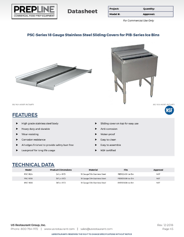 Spec Sheet