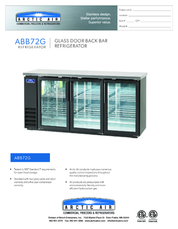 Spec Sheet