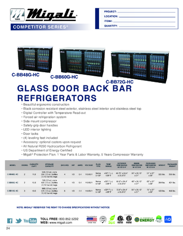 Spec Sheet
