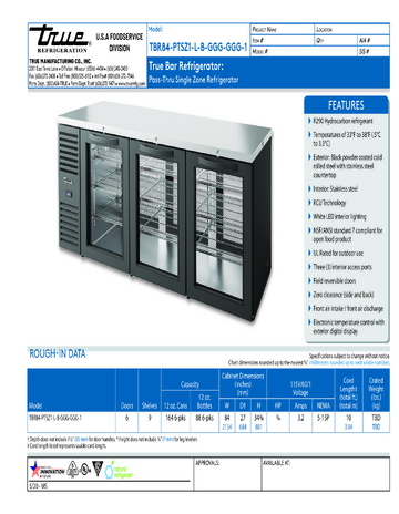 Spec Sheet