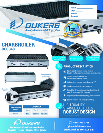 Spec Sheet