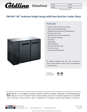 Spec Sheet