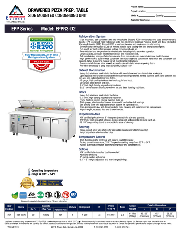 Spec Sheet