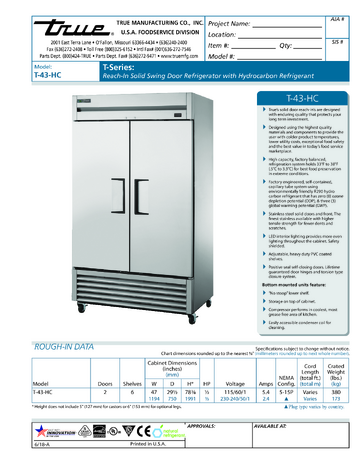 Spec Sheet