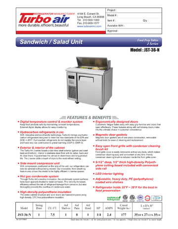Spec Sheet