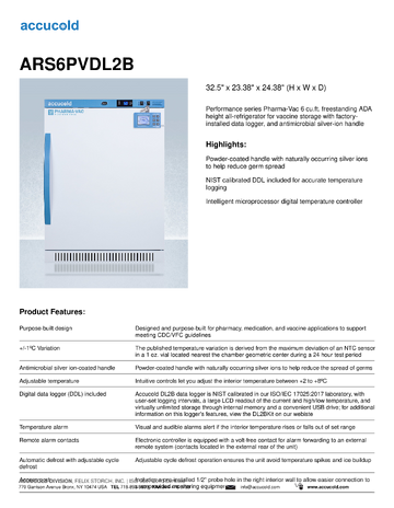 Spec Sheet
