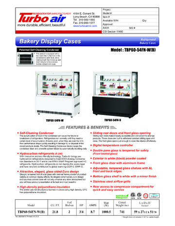 Spec Sheet