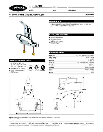 Spec Sheet