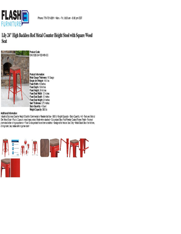 Spec Sheet