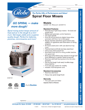 Spec Sheet