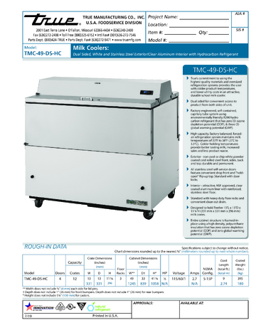 Spec Sheet