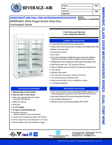 Spec Sheet