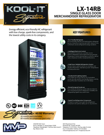 Spec Sheet