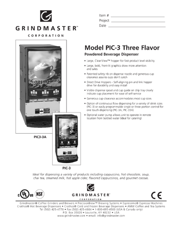Spec Sheet