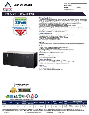 Spec Sheet