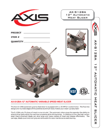 Spec Sheet