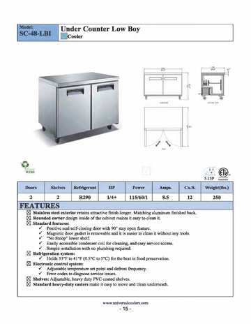 Spec Sheet