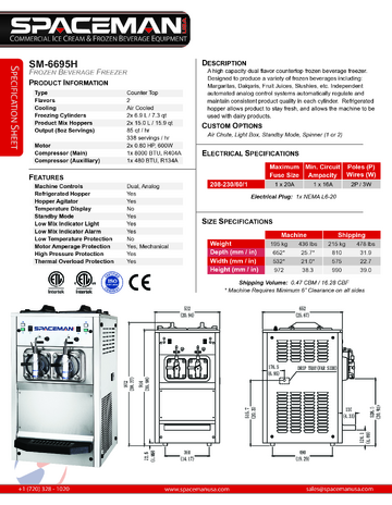 Spec Sheet